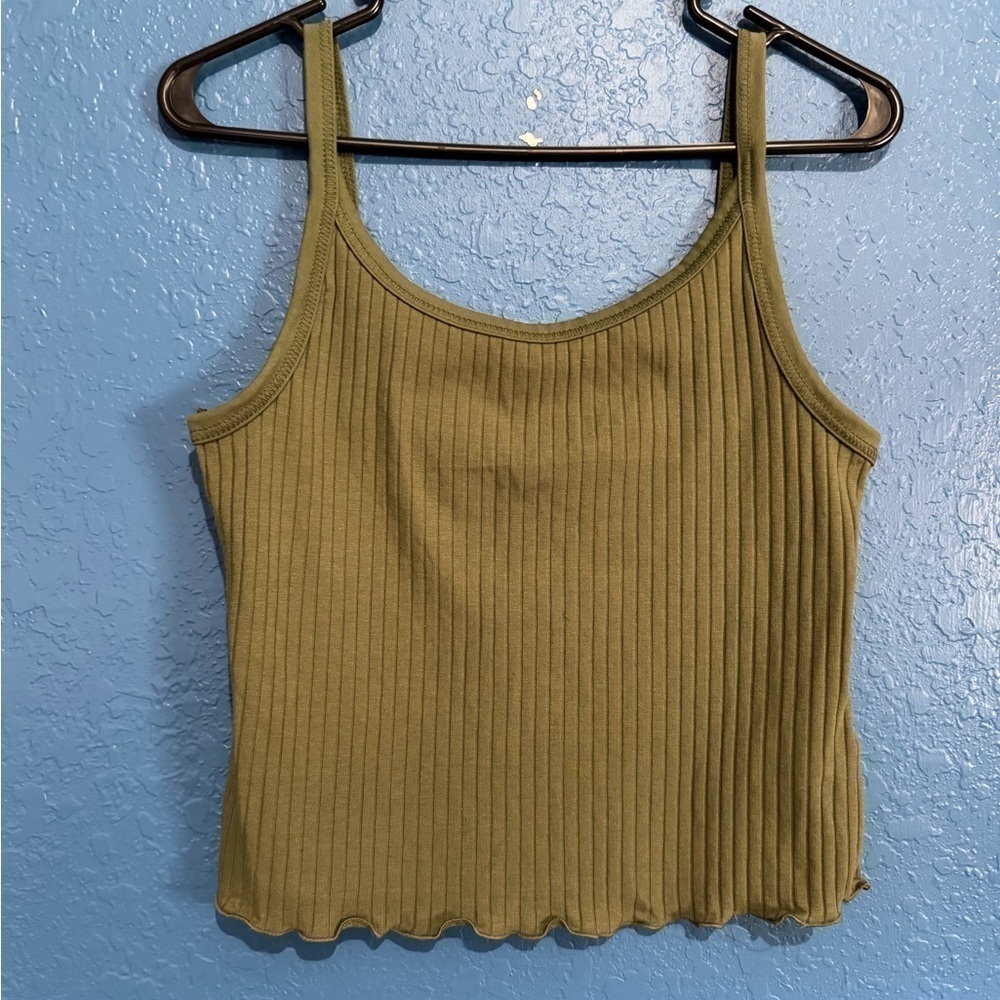 Green Cropped TankTop